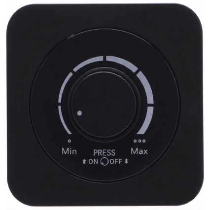Aigostar - dimeris su rėmeliu, 250V/10A, juodas