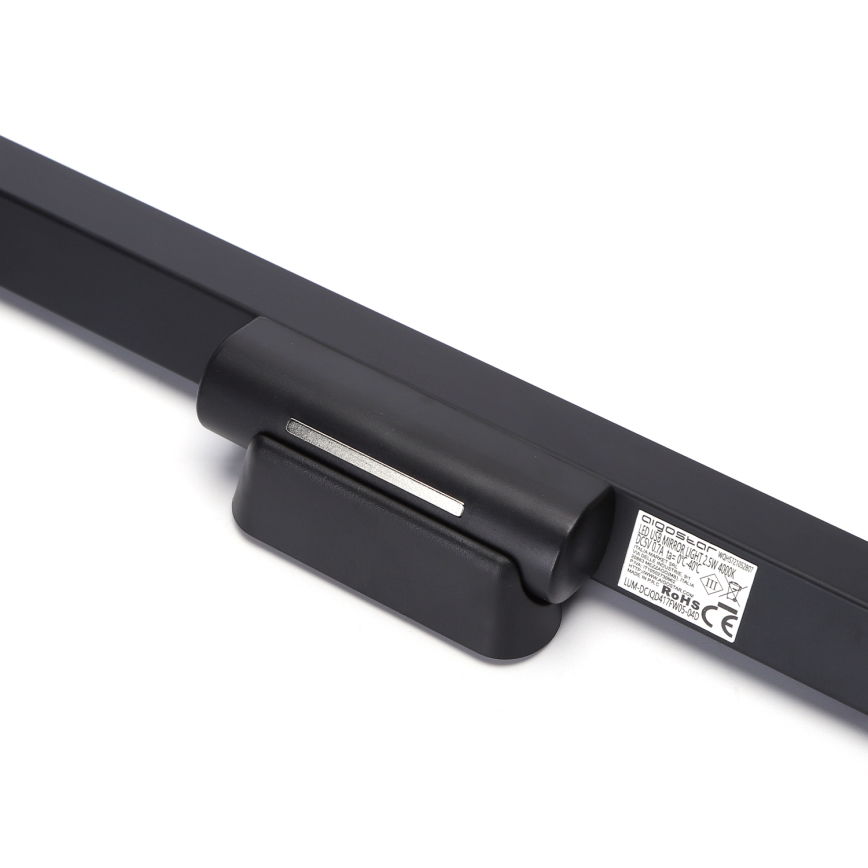 Aigostar - reguliuojamas įkraunamas veidrodžio LED apšvietimas LED/2,9W/5V 2000 mAh
