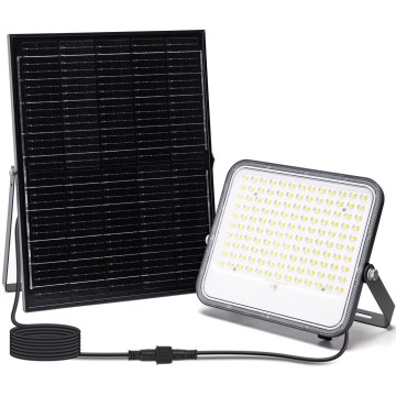 Aigostar - Dimeriuojamas saulės LED prožektorius LED/200W/3,4V 3000/4000/6500K IP66 16000 mAh + nuotolinis valdymas