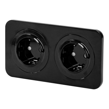 Aigostar - Dviguba SCHUKO rozetė, 250 V / 16 A