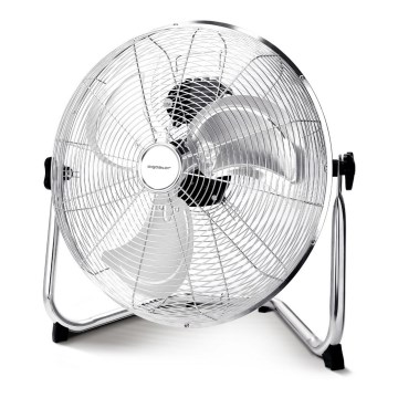 Aigostar - Grindų ventiliatorius 60W/230V 44,5 cm blizgus chromas