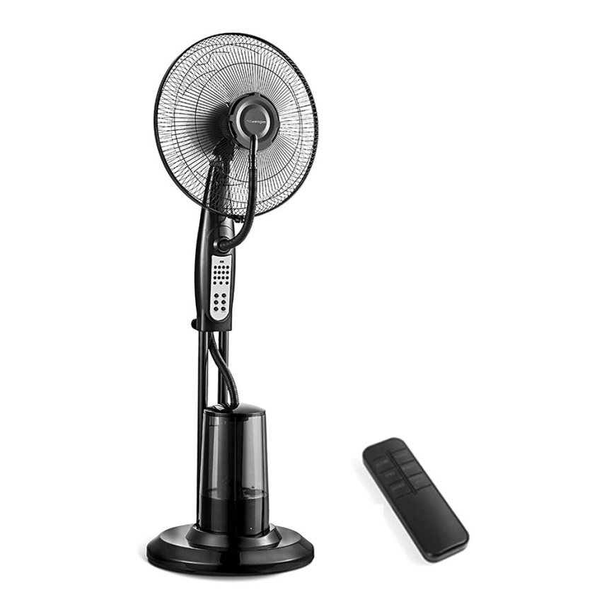 Aigostar - Grindų ventiliatorius su vandens purškimu 75W/230V + VP