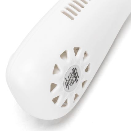 Aigostar - Įkraunamas kaklo ventiliatorius 4W/5V 2000mAh balta