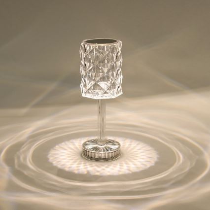 Aigostar - LED įkraunamas stalinis šviestuvas su reguliuojamu šviesos srautu LED/1W/5V 2700/4000/6500K 1800mAh 26 cm