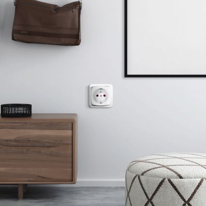Aigostar - Išmanioji kištukinė rozetė E 2300W Wi-Fi Tuya