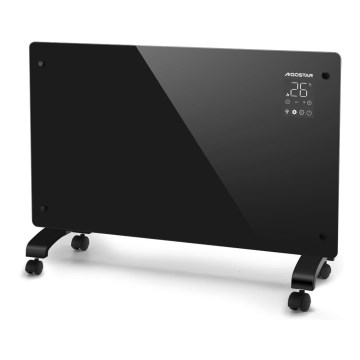Aigostar - Išmanusis elektrinis tiesioginis šildytuvas/konvektorius su LCD ekranu ECO/1000/2000W Wi-Fi