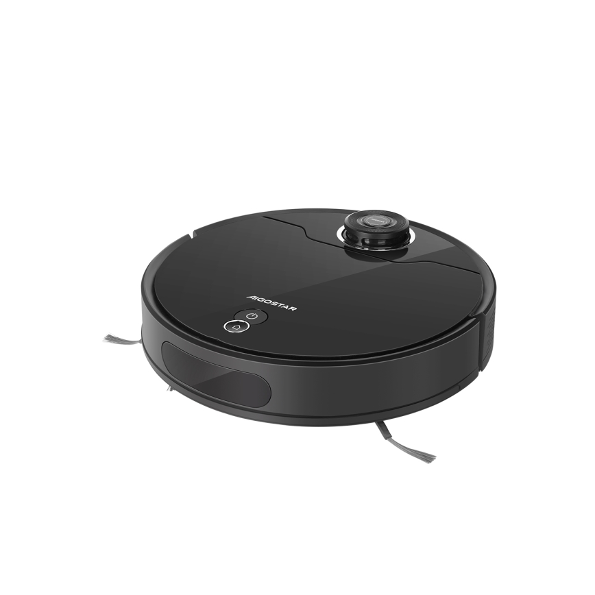 Aigostar - Išmanusis robotas dulkių siurblys 2in1 12W/230V 3300mAh Wi-Fi juoda