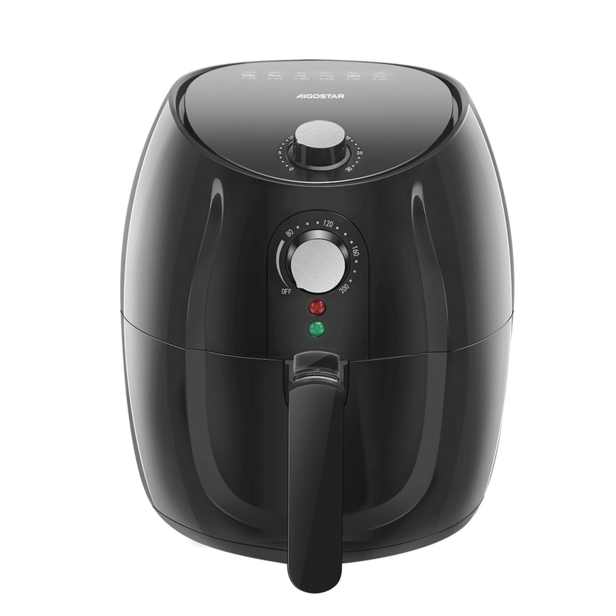 Aigostar - Karšto oro gruzdintuvė 1500W/230V 3,5l juoda