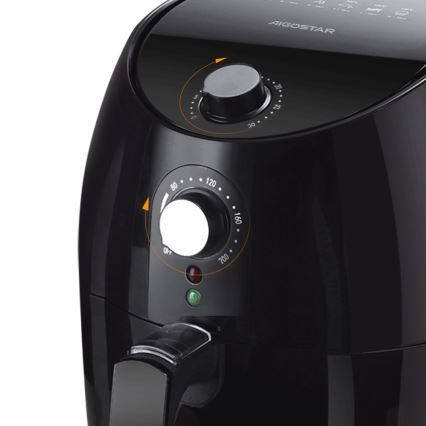 Aigostar - Karšto oro gruzdintuvė 1500W/230V 3,5l juoda