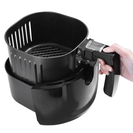 Aigostar - Karšto oro gruzdintuvė 1500W/230V 3,5l juoda