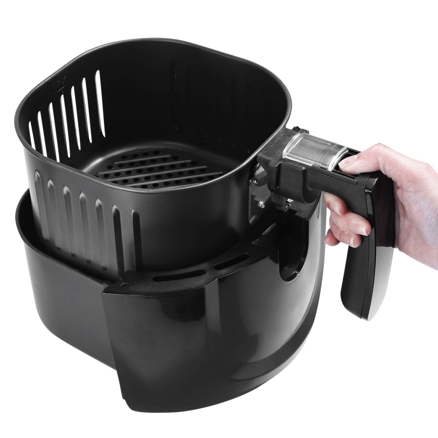 Aigostar - Karšto oro gruzdintuvė 1500W/230V 3,5l juoda