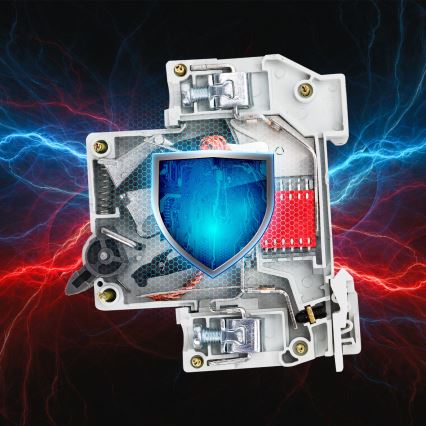 Aigostar - Keturių polių automatinis išjungiklis 4P-20A-C 400V