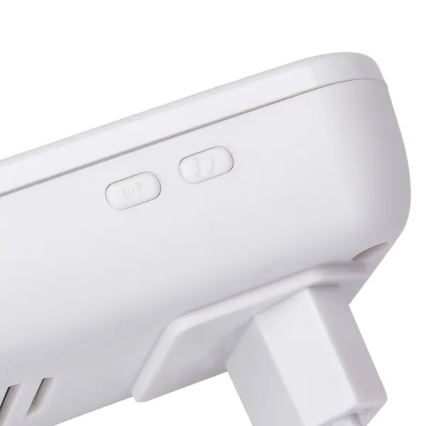 Aigostar - KOMPLEKTAS 2x Bevielis prijungiamas durų skambutis 230V/12V IP44 balta/juoda