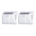 Aigostar - KOMPLEKTAS 2x LED lauko šviestuvas, įkraunamas saulės energija su jutikliu LED/1,48W/3,7V IP65 1200 mAh