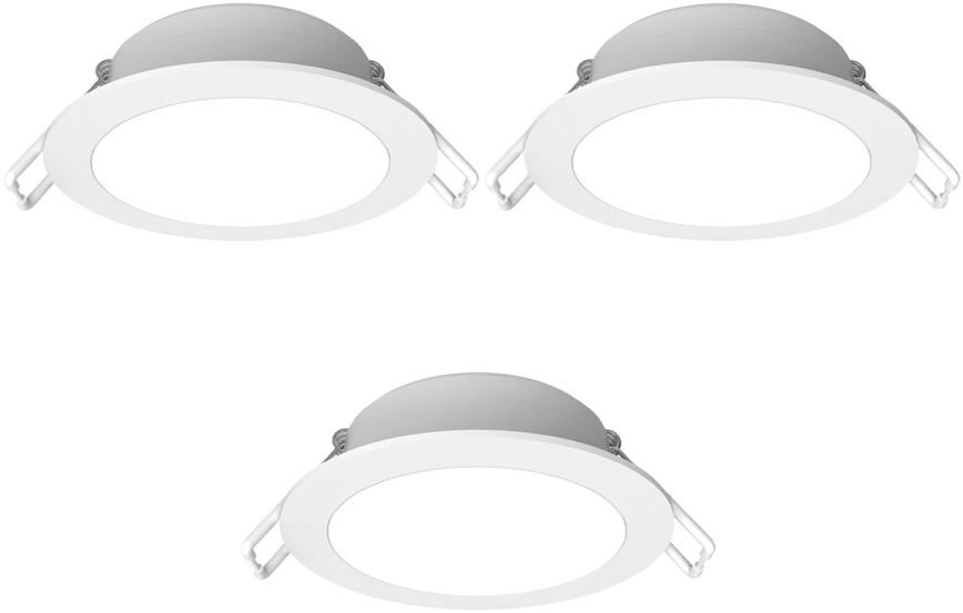 Aigostar - Komplektas 3 vnt. LED įleidžiamų vonios šviestuvų LED/4,8W/230V IP65, baltos