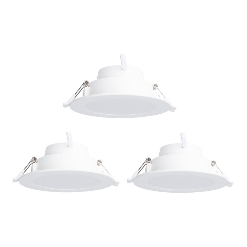 Aigostar - KOMPLEKTAS 3 x LED RGB Pritemdomas įleidžiamas lubinis šviestuvas MESH LED/6W/230V 2700K-6500K diametras 11,5cm