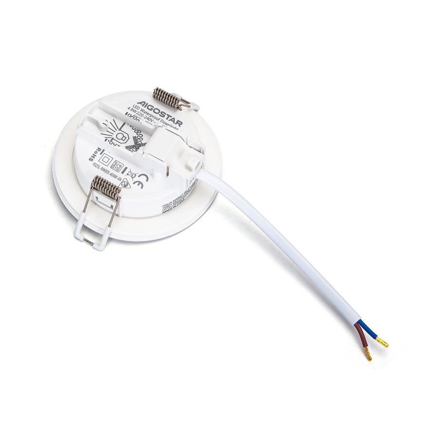 Aigostar - KOMPLEKTAS 3x LED Įleidžiamas lauko šviestuvas LED/4,8W/230V 3000K IP65 balta