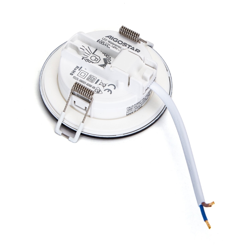 Aigostar - KOMPLEKTAS 3x LED Įleidžiamas lauko šviestuvas LED/4,8W/230V 3000K IP65 juoda