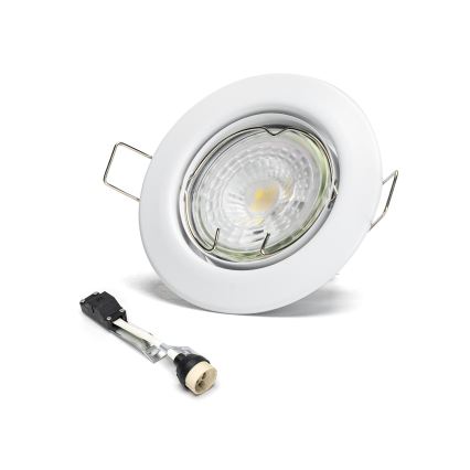 Aigostar - Komplektas 3x LED įleidžiami šviestuvai 1xGU10/4,5W/230V 4000K balti