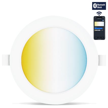 Aigostar - KOMPLEKTAS 3x LED pritemdomas įleidžiamas lubinis šviestuvas MESH LED/6W/230V 2700K-6500K diametras 11,5cm