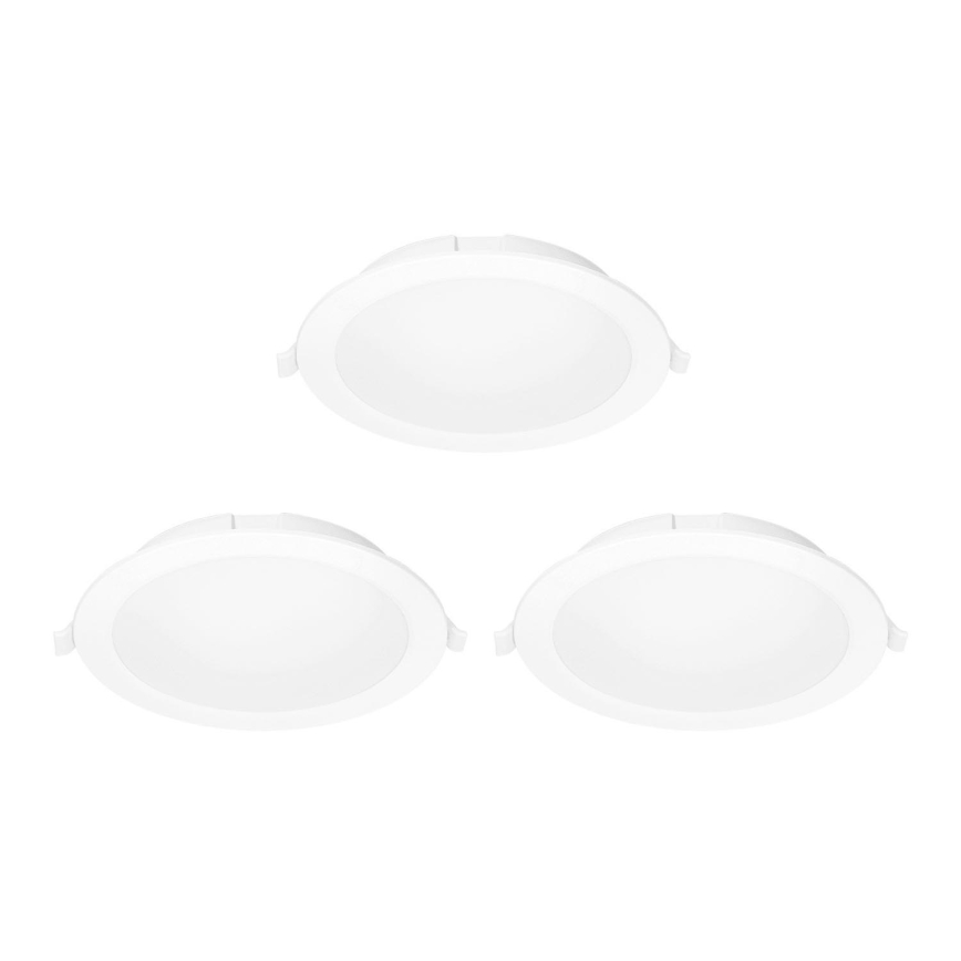 Aigostar - KOMPLEKTAS 3x LED pritemdomas įleidžiamas lubinis šviestuvas MESH LED/6W/230V 2700K-6500K diametras 11,5cm
