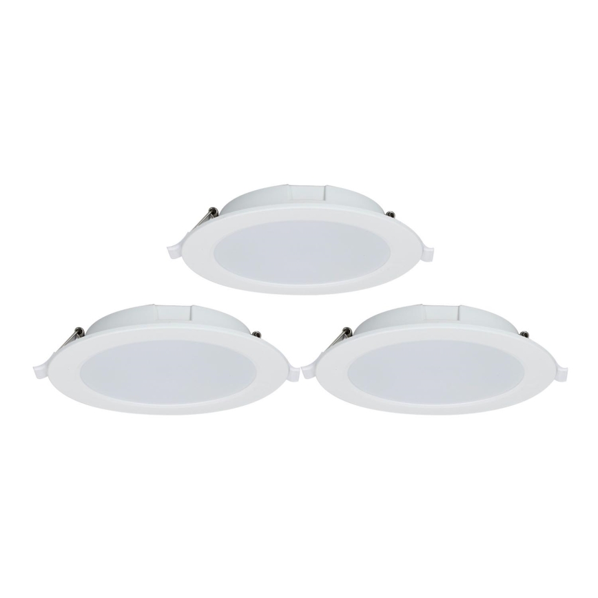 Aigostar - KOMPLEKTAS 3x LED pritemdomas įleidžiamas lubinis šviestuvas MESH LED/9W/230V 2700K-6500K diametras 14,5 cm