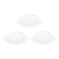 Aigostar - KOMPLEKTAS 3x LED RGBW Pritemdomas įleidžiamas lubinis šviestuvas MESH LED/15W/230V 2700K-6500K diametras 17cm