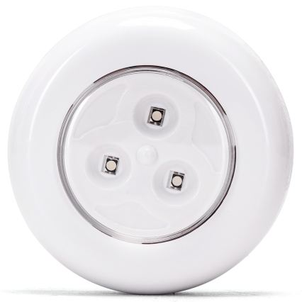 Aigostar - Komplektas 3 vnt. RGB LED nešiojamų naktinių šviestuvų, LED/3xAAA + nuotolinis valdymas