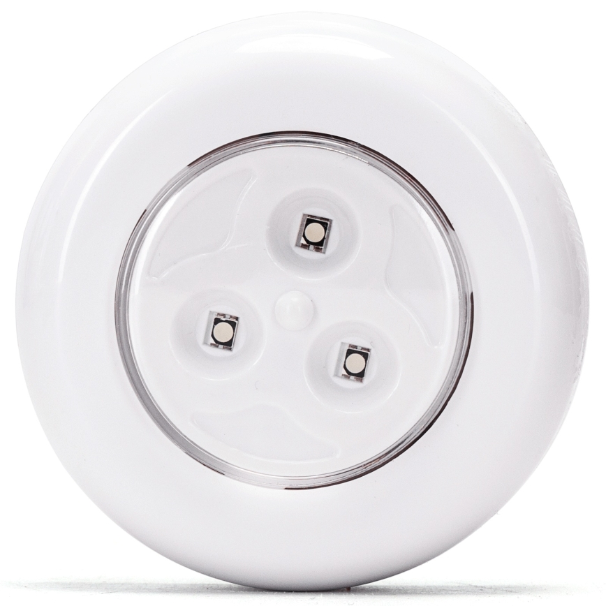 Aigostar - Komplektas 3 vnt. RGB LED nešiojamų naktinių šviestuvų, LED/3xAAA + nuotolinis valdymas