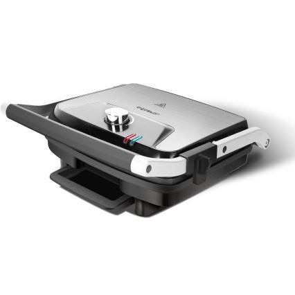 Aigostar - Kontaktinis grilis 2200W/230V matinis chromas/juoda
