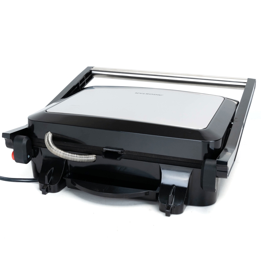 Aigostar - Kontaktinis grilis 2200W/230V juodas/nerūdijančio plieno