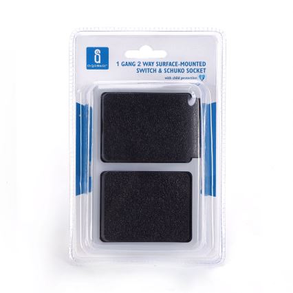 Aigostar - Lauko jungiklis 1P su lizdu 1x16A/250V IP54