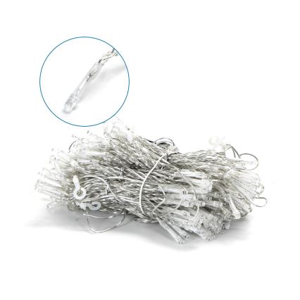 Aigostar - lauko kalėdinė LED girlianda 200xLED/8 funkcijų 5x2m IP44 šaltai balta