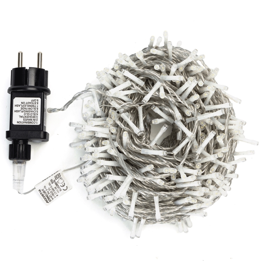 Aigostar - LED lauko girlianda 400xLED/8 funkcijų 20m IP44 šiltai balta