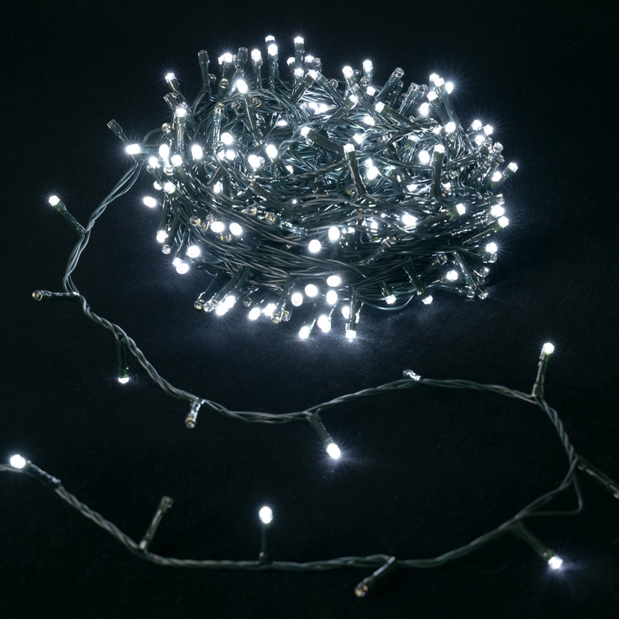 Aigostar - Lauko LED girlianda, 500 LED / 8 režimai, 53 m, IP44, šaltai balta