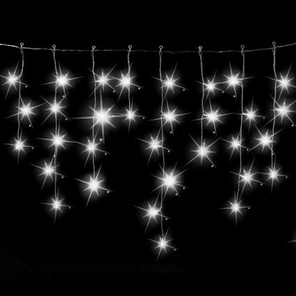 Aigostar - lauko LED kalėdinė girlianda 200xLED 8x0,6m IP44 šaltai balta