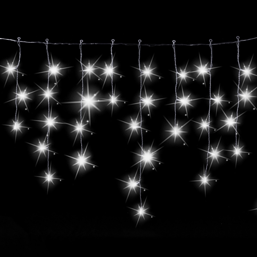 Aigostar - lauko LED kalėdinė girlianda 200xLED 8x0,6m IP44 šaltai balta