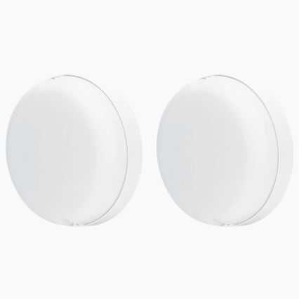 Aigostar - LED apšvietimas, įkraunamas saulės energija 2xLED/35W/12V 6000 mAh 6500K diametras 16,8 cm + nuotolinio valdymo pultas