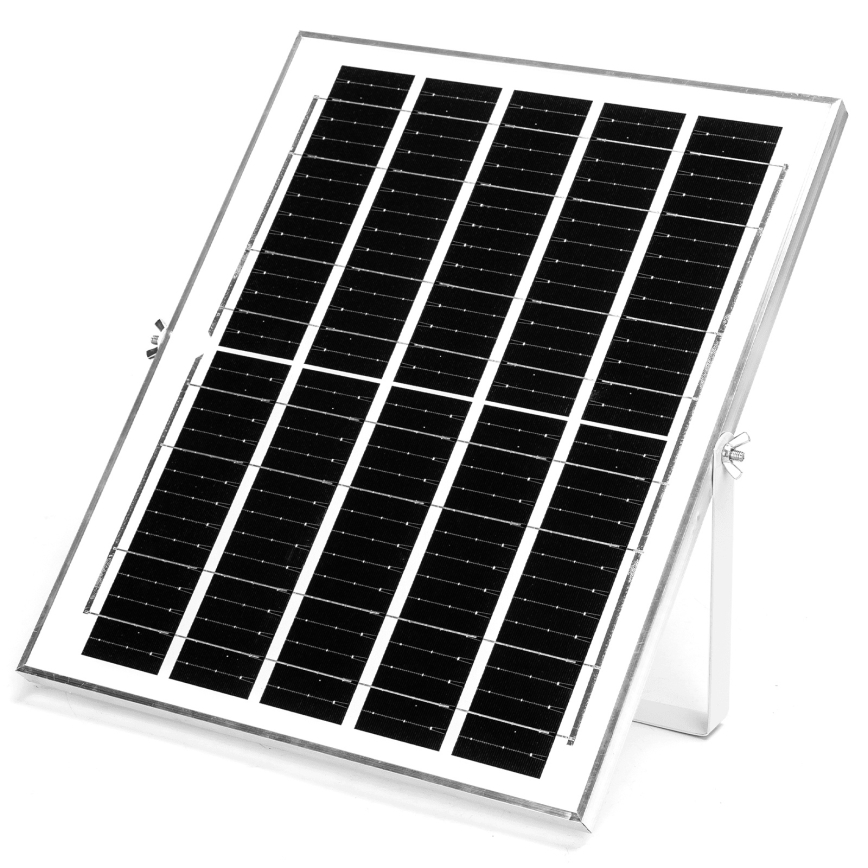Aigostar - LED apšvietimas, įkraunamas saulės energija 2xLED/70W/12V 12000 mAh 6500K diametras 20,5 cm + nuotolinio valdymo pultas