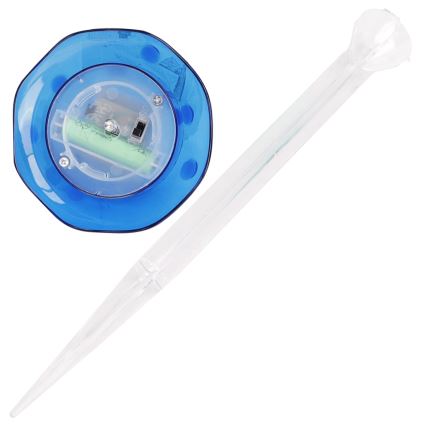 Aigostar - LED apšvietimas, įkraunamas saulės energija LED/0,006W/1,2V 100 mAh 2700K IP44 mėlyna