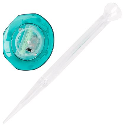 Aigostar - LED apšvietimas, įkraunamas saulės energija LED/0,006W/1,2V 100 mAh 2700K IP44 žalia