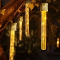 Aigostar - LED apšvietimas, įkraunamas saulės energija LED/0,006W/1,2V chromas 2700K IP44 40 mAh