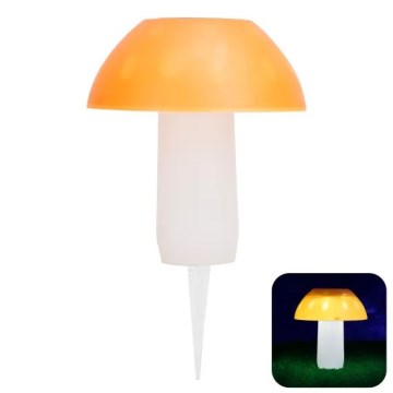 Aigostar - LED apšvietimas, įkraunamas saulės energija LED/0,024W/1,2V 200 mAh 2700K IP44 baravykas