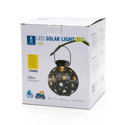 Aigostar - LED apšvietimas, įkraunamas saulės energija LED/0,16W/2V 3000K IP44