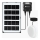 Aigostar - LED apšvietimas, įkraunamas saulės energija LED/35W/12V 3000 mAh 6500K diametras 16,8 cm + nuotolinio valdymo pultas