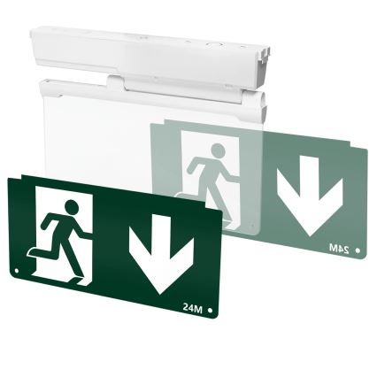 Aigostar - LED avarinė lemputė EMERGENCY EXIT LED/3,6W/230V 6500K 500mAh
