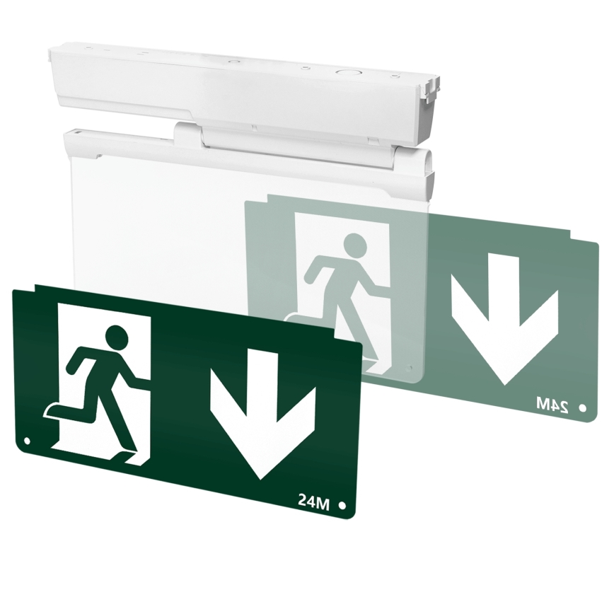 Aigostar - LED avarinė lemputė EMERGENCY EXIT LED/3,6W/230V 6500K 500mAh