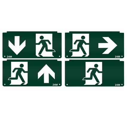 Aigostar - LED avarinė lemputė EMERGENCY EXIT LED/3,6W/230V 6500K 500mAh