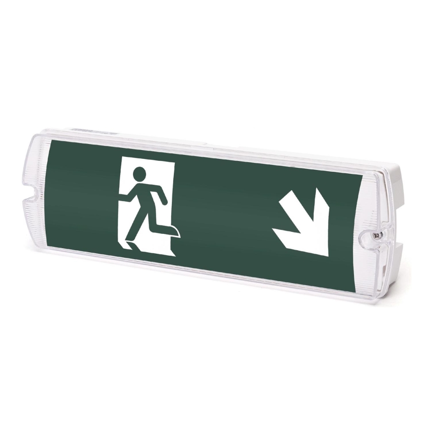 Aigostar - LED avarinė lemputė EMERGENCY EXIT LED/4W/230V IP65 6500K 600mAh