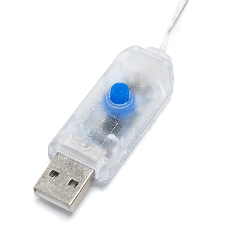 Aigostar - LED dekoratyvinė girlianda 40 LED/5 W/USB, 9 m, šiltai balta